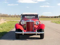 Usata MG TD 54 CV (39 kW) 1952 Rosso Cabrio