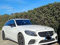 Usata Mercedes C300 AMG 245 CV (180 kW) 2019 Bianco Station wagon