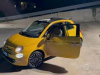 Usata Fiat 500 Lounge 69 CV (50 kW) 2016 Giallo Cabrio