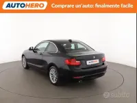 Usata BMW 218 Advantage 150 CV (110 kW) 2016 Nero Coupé