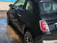Usata Fiat 500 100 CV (73 kW) 2009 Nero Cabrio
