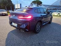 Usata BMW X4 M Sport 190 CV (139 kW) 2022 Blu/azzurro SUV