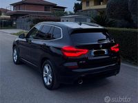 Usata BMW X3 Advantage 190 CV (139 kW) 2019 Nero SUV