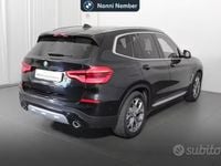 Usata BMW X3 xLine 190 CV (139 kW) 2021 Nero SUV