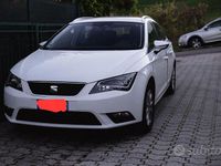 Usata Seat Leon ST Business 105 CV (77 kW) 2014 Bianco Station wagon