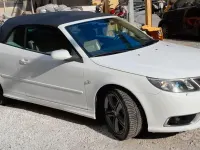 Usata Saab 9-3 Vector 180 CV (132 kW) 2008 Bianco Cabrio