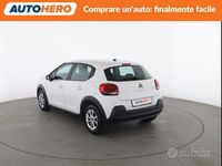 Usata Citroën C3 Feel 68 CV (50 kW) 2018 Bianco Berlina