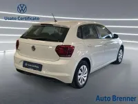 Usata VW Polo Trendline 80 CV (58 kW) 2018 Pure white pastello Utilitaria