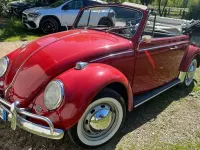 Usata VW Type 3 Karmann 54 CV (39 kW) 1967 Rosso Cabrio
