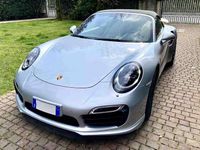 Usata Porsche 911 Turbo S Cabriolet 560 CV (411 kW) 2015 Argento Cabrio