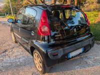 Usata Peugeot 107 68 CV (50 kW) 2010 Nero Utilitaria