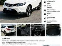 Usata Nissan Qashqai 360º 110 CV (80 kW) 2017 Bianco SUV