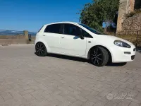 Usata Fiat Punto Lounge 75 CV (55 kW) 2014 Bianco Utilitaria