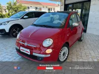 Usata Fiat 500C Lounge 95 CV (69 kW) 2012 Rosso Cabrio