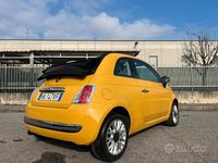 Usata Fiat 500 69 CV (50 kW) 2015 Giallo Cabrio