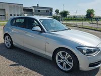 Usata BMW 118 Sport Line 143 CV (105 kW) 2014 Grigio Utilitaria