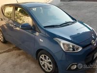 Usata Hyundai i10 66 CV (48 kW) 2015 Blu Utilitaria