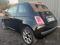 Usata Fiat 500 Lounge 69 CV (50 kW) 2014 Nero Cabrio