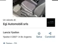 Usata Lancia Ypsilon 103 CV (75 kW) 2008 Grigio Utilitaria