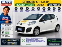 Usata Citroën C1 68 CV (50 kW) 2012 Bianco Utilitaria