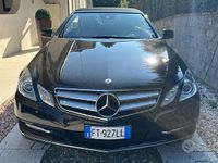 Usata Mercedes E350 Avantgarde 231 CV (169 kW) 2011 Nero ossidiana metallizzato Cabrio