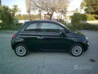 Usata Fiat 500 Lounge 69 CV (50 kW) 2016 Nero Utilitaria