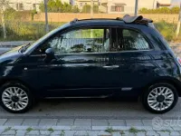 Usata Fiat 500C 69 CV (50 kW) 2015 Blu Cabrio