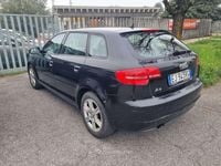 Usata Audi A3 Attraction 105 CV (77 kW) 2011 Nero Utilitaria