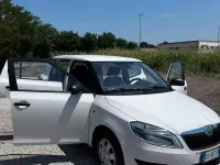 Usata Skoda Fabia 60 CV (44 kW) 2012 Bianco Berlina