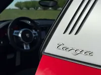 Usata Porsche 911 Targa 4 349 CV (256 kW) 2015 Rosso indiano Cabrio