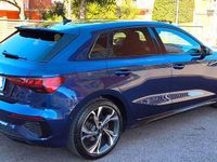 Usata Audi A3 S-Line 150 CV (110 kW) 2022 Blu/azzurro Berlina