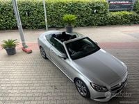 Usata Mercedes C220 170 CV (125 kW) 2017 Argento Cabrio