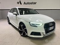 Usata Audi A3 S-Line 116 CV (85 kW) 2019 Bianco Berlina