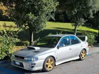 Usata Subaru Impreza 280 CV (205 kW) 1999 Argento Berlina