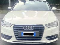 Usata Audi A3 Attraction 105 CV (77 kW) 2014 Bianco Berlina