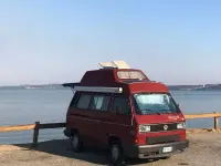 Usata VW California California 69 CV (50 kW) 1989 Rosso Furgone