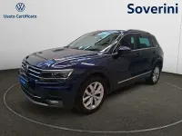 Usata VW Tiguan Advance 150 CV (110 kW) 2018 Blu/azzurro SUV
