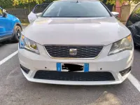 Usata Seat Leon Style 105 CV (77 kW) 2013 Bianco Berlina