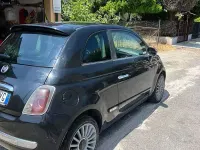 Usata Fiat 500 Lounge 75 CV (55 kW) 2009 Nero Cabrio