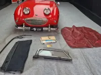 Usata Austin Healey Sprite 45 CV (33 kW) 1958 Rosso Cabrio