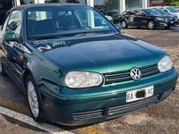 Usata VW Golf Cabriolet Trendline 75 CV (55 kW) 1998 Verde Cabrio