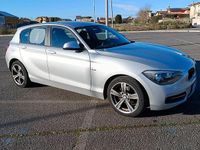 Usata BMW 118 Sport Line 143 CV (105 kW) 2012 Grigio Utilitaria