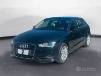 Usata Audi A3 Attraction 105 CV (77 kW) 2013 Nero Berlina