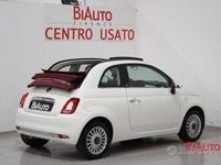Usata Fiat 500C Lounge 69 CV (50 kW) 2018 Bianco Cabrio