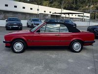 Usata BMW 320 Cabriolet 129 CV (94 kW) 1987 Rosso Cabrio