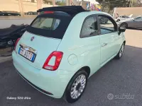 Usata Fiat 500C Mirror 69 CV (50 kW) 2017 Blu Cabrio