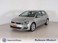 Usata VW Golf VII Highline 110 CV (80 kW) 2016 Grigio Utilitaria