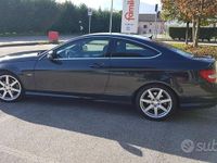 Usata Mercedes C220 Avantgarde 170 CV (125 kW) 2012 Nero Coupé