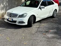 Usata Mercedes C200 150 CV (110 kW) 2012 Bianco Berlina