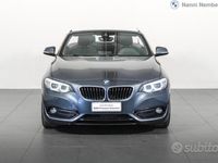 usata BMW 218 Serie 2 Cabrio(F23) d Cabrio Sport auto my18 -imm:12/02/2018 -99.672km